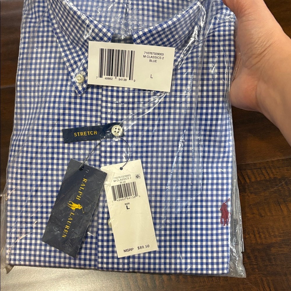 Ralph Lauren Slim fit 100% cotton stretch long sleeves - Picture 6 of 10